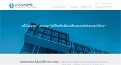 Desktop Screenshot of mediasys.ch