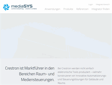 Tablet Screenshot of mediasys.ch